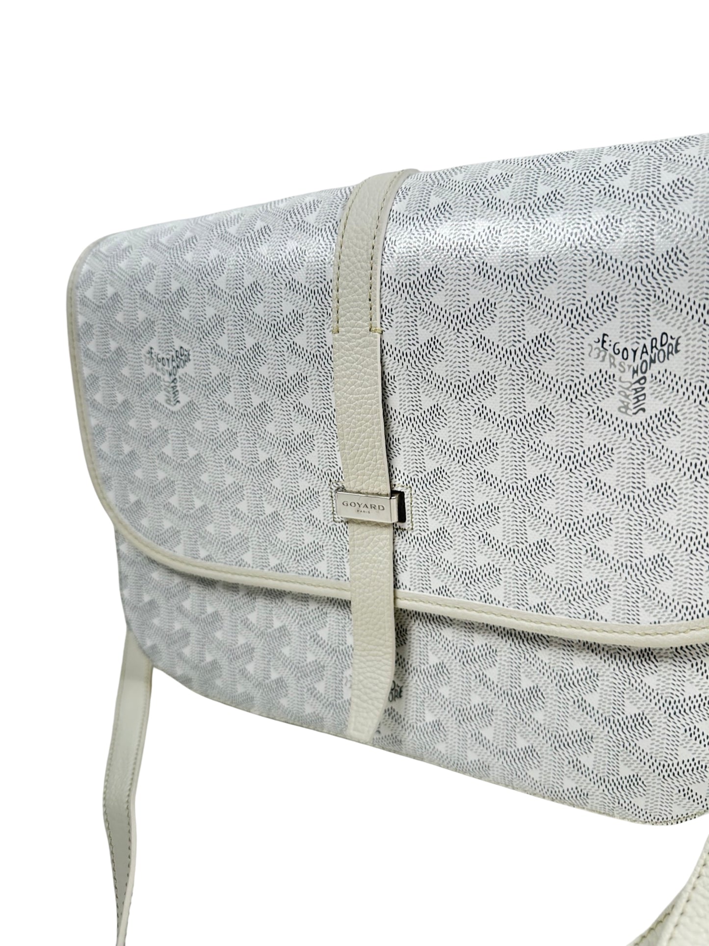 Goyard Belvedere II Messenger Canvas PM White