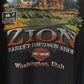 Harley Davidson Zion National Ringer Tee