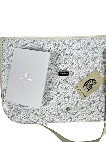 Goyard Belvedere II Messenger Canvas PM White
