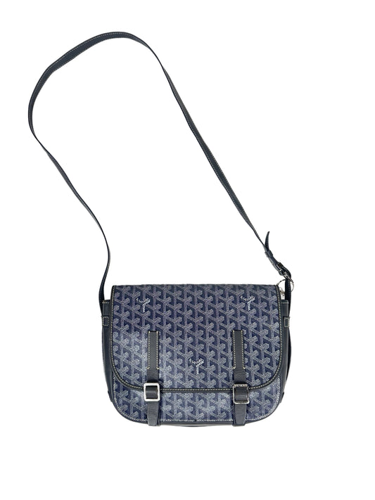 GOYARD Goyardine Belvedere PM Messenger Bag Grey