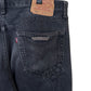 Black Chrome Hearts Levis With Patches