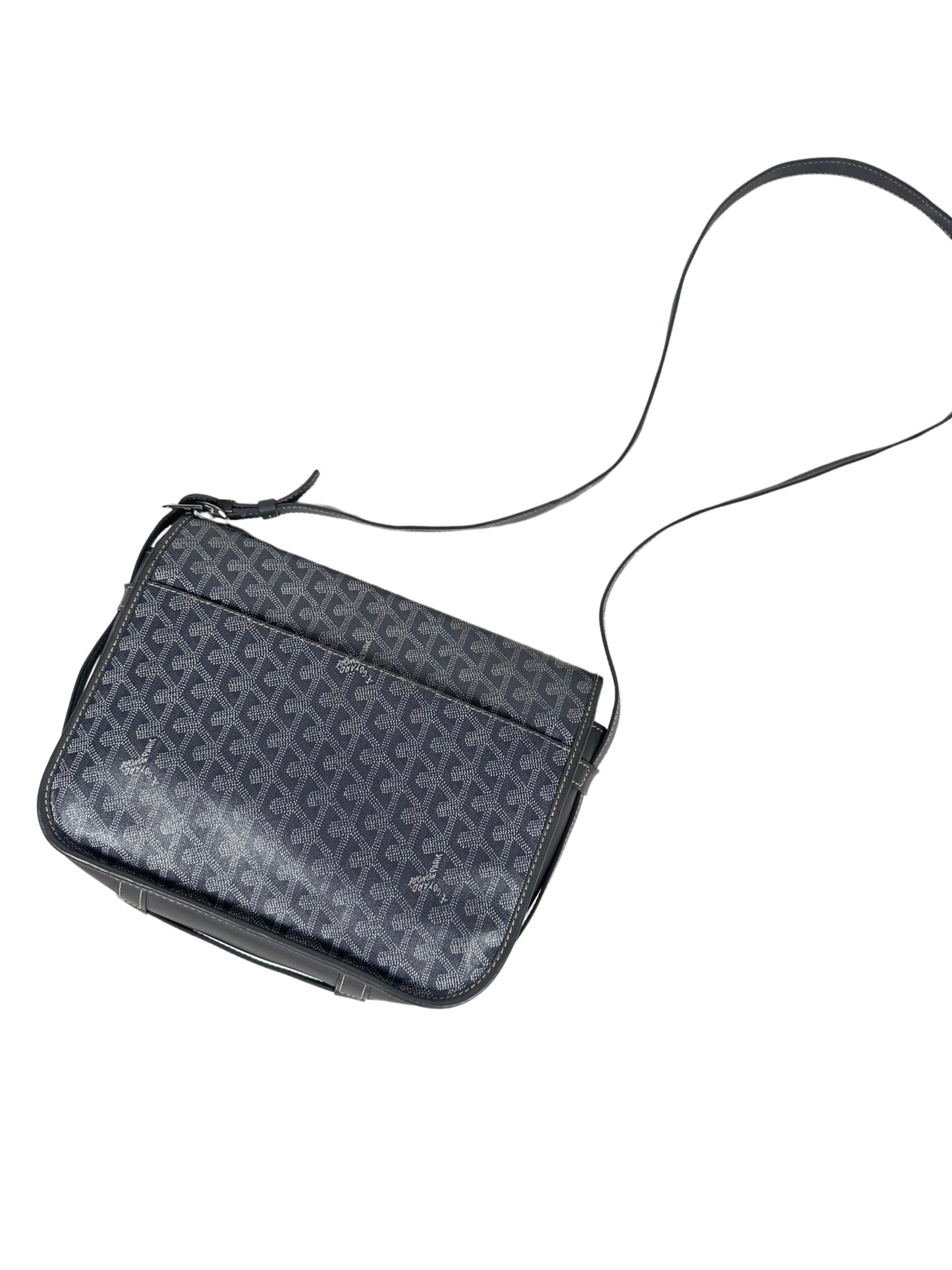 GOYARD Goyardine Belvedere PM Messenger Bag Grey