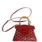 GOYARD Goyardine Saigon PM Red