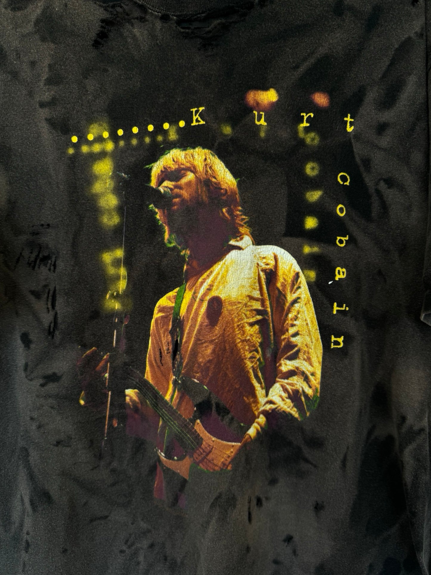 Kurt Cobain Thrashed Tee Barneys XO