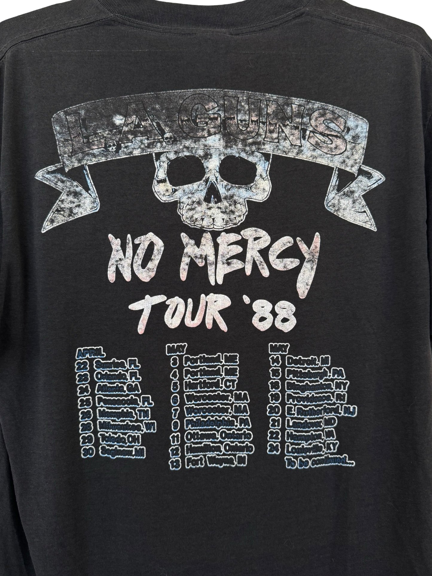 LA Guns No Mercy Tour 1988