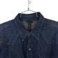 CH Levis Dark Blue Denim Shirt With Patches