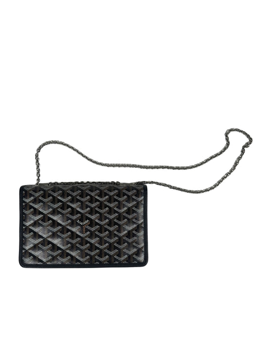 Goyard Alexandre III Bag Black Goyardine