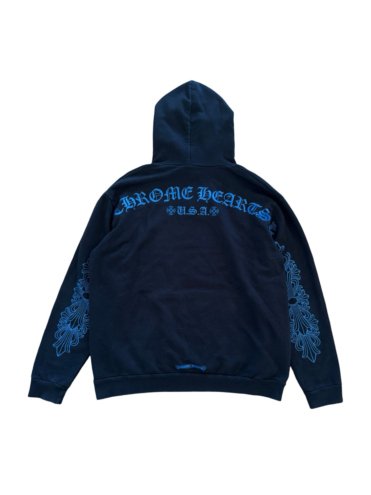 Chrome Hearts Blue Friends and Family Exclusive Hoodie