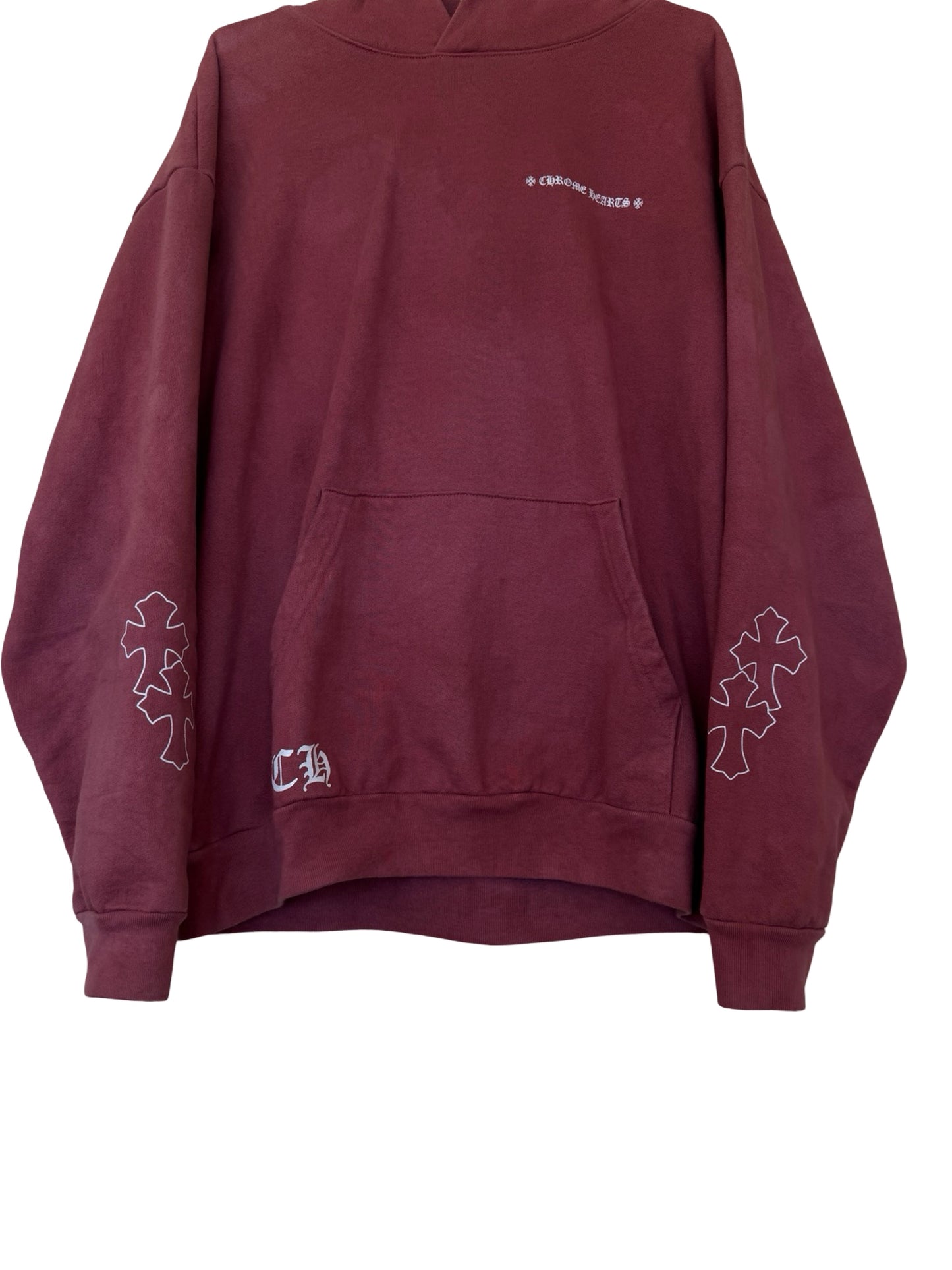 Chrome Hearts Red CLB Friends and Family Exclusive Hoodie