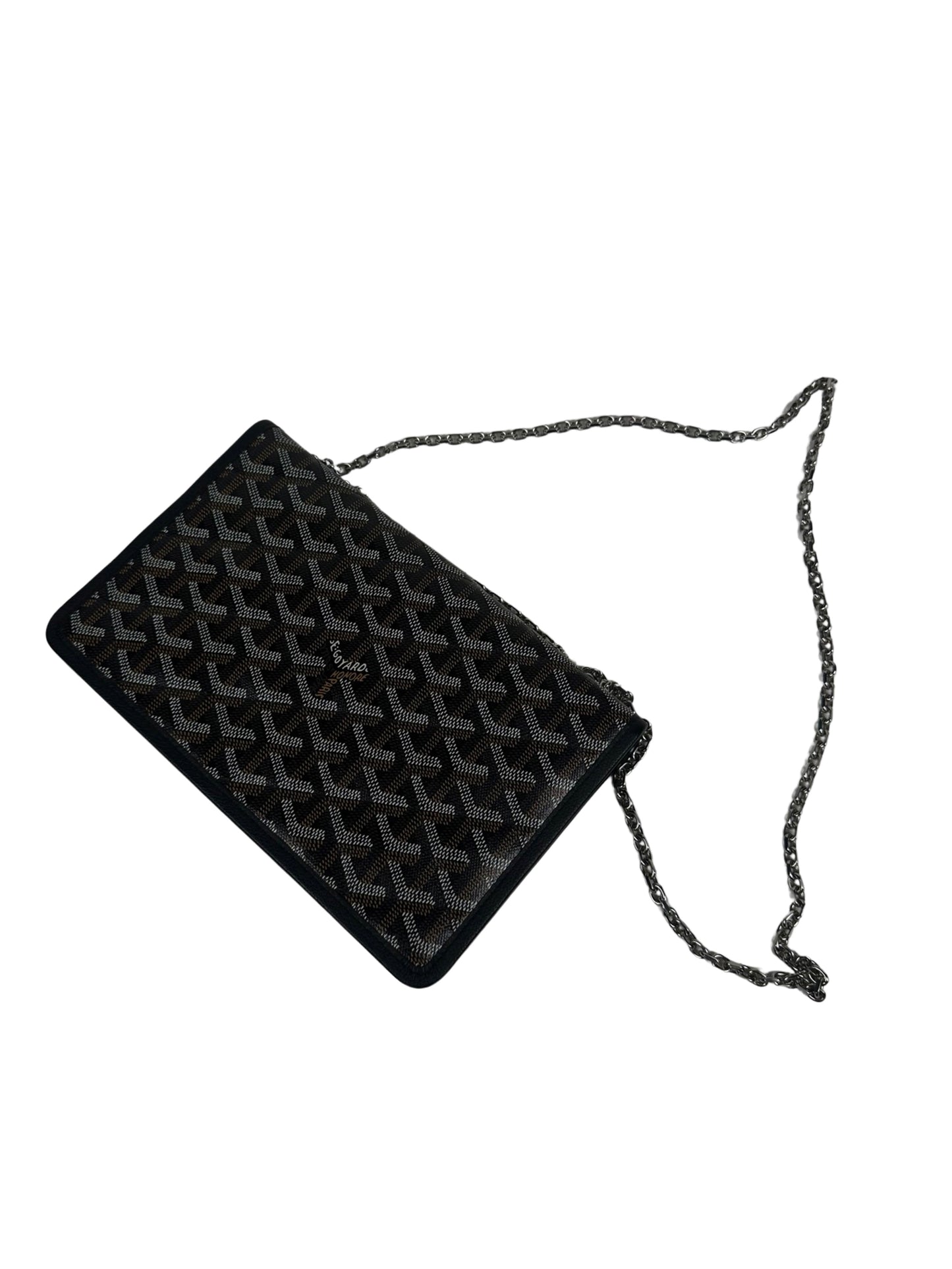 Goyard Alexandre III Bag Black Goyardine