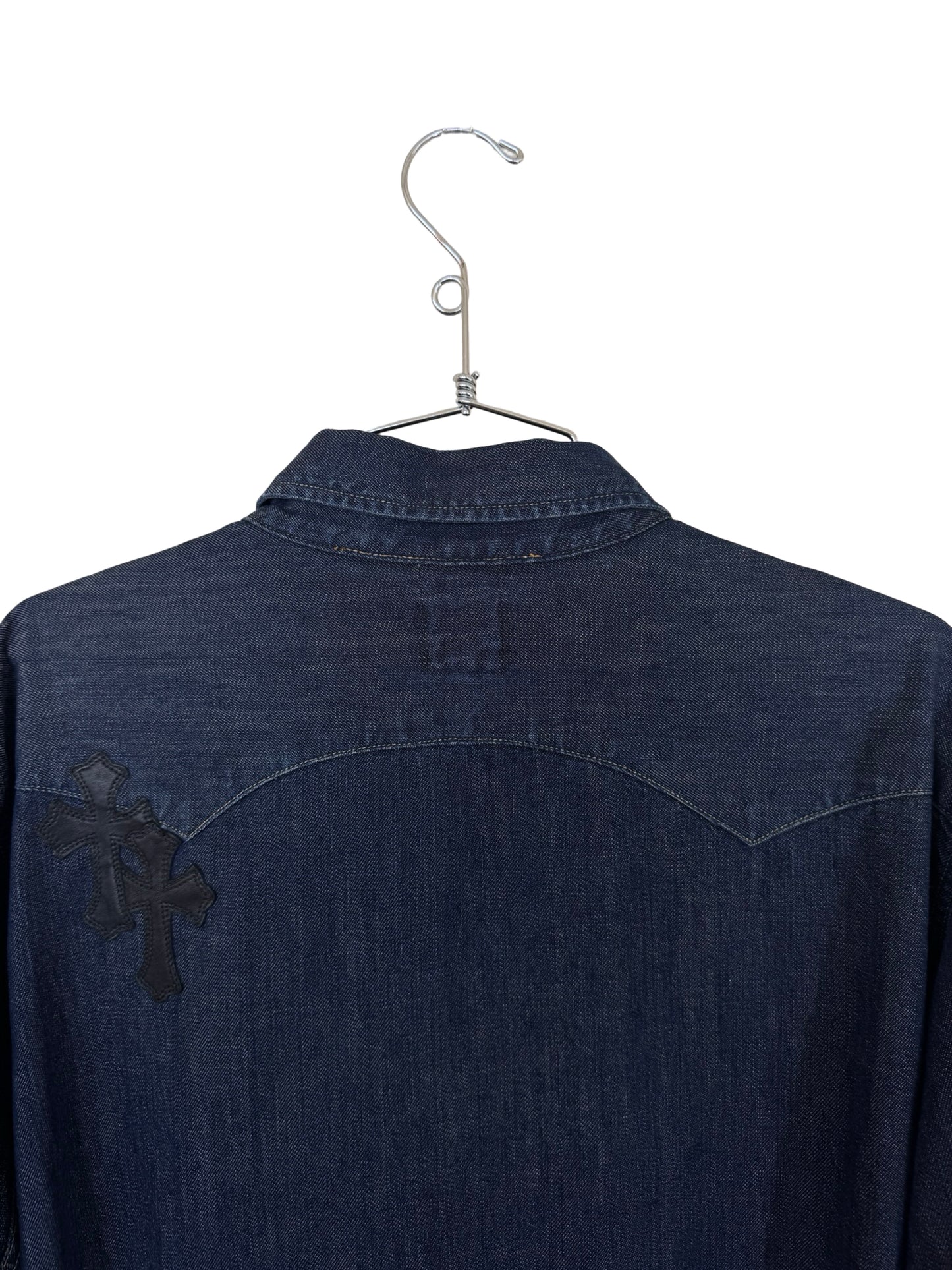 CH Levis Dark Blue Denim Shirt With Patches