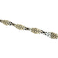 Chrome Hearts Diamond Flare Floral Cross Link Bracelet