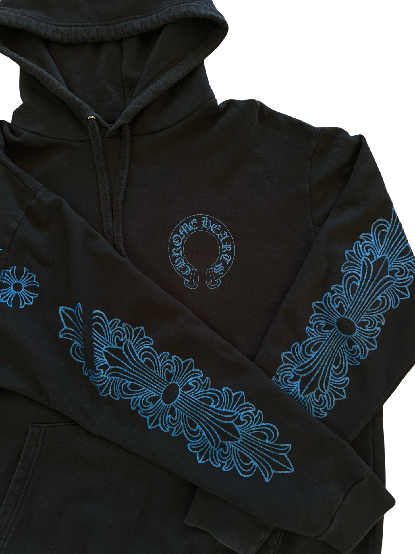 Chrome Hearts Blue Friends and Family Exclusive Hoodie