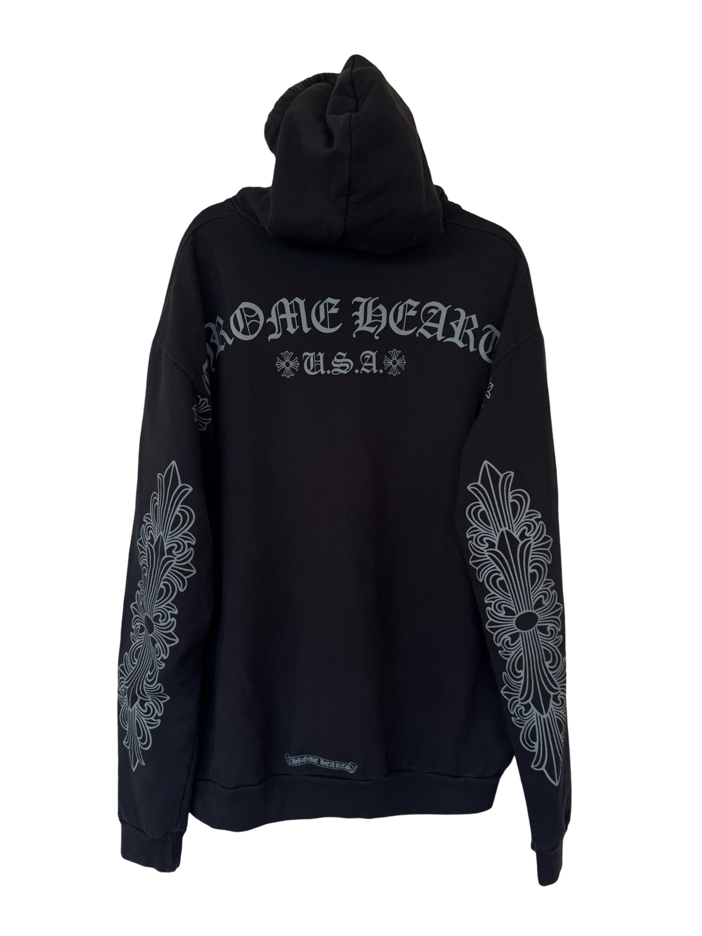 Chrome Hearts Gray Friends and Family Exclusive Hoodie