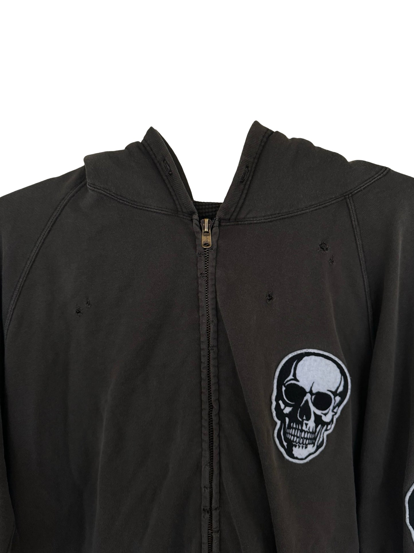 Number Nine Skull Hoodie 04'