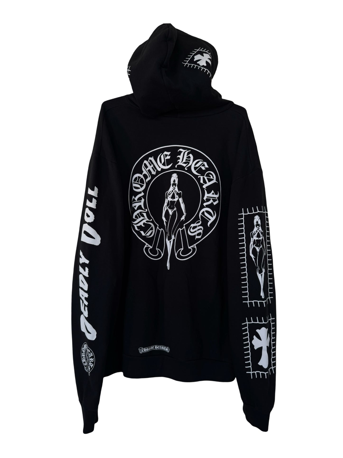 Deadly Dolls Patchwork Hoodie