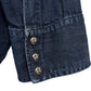 CH Levis Dark Blue Denim Shirt With Patches