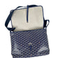 Goyardine Capetien Messenger Bag Navy