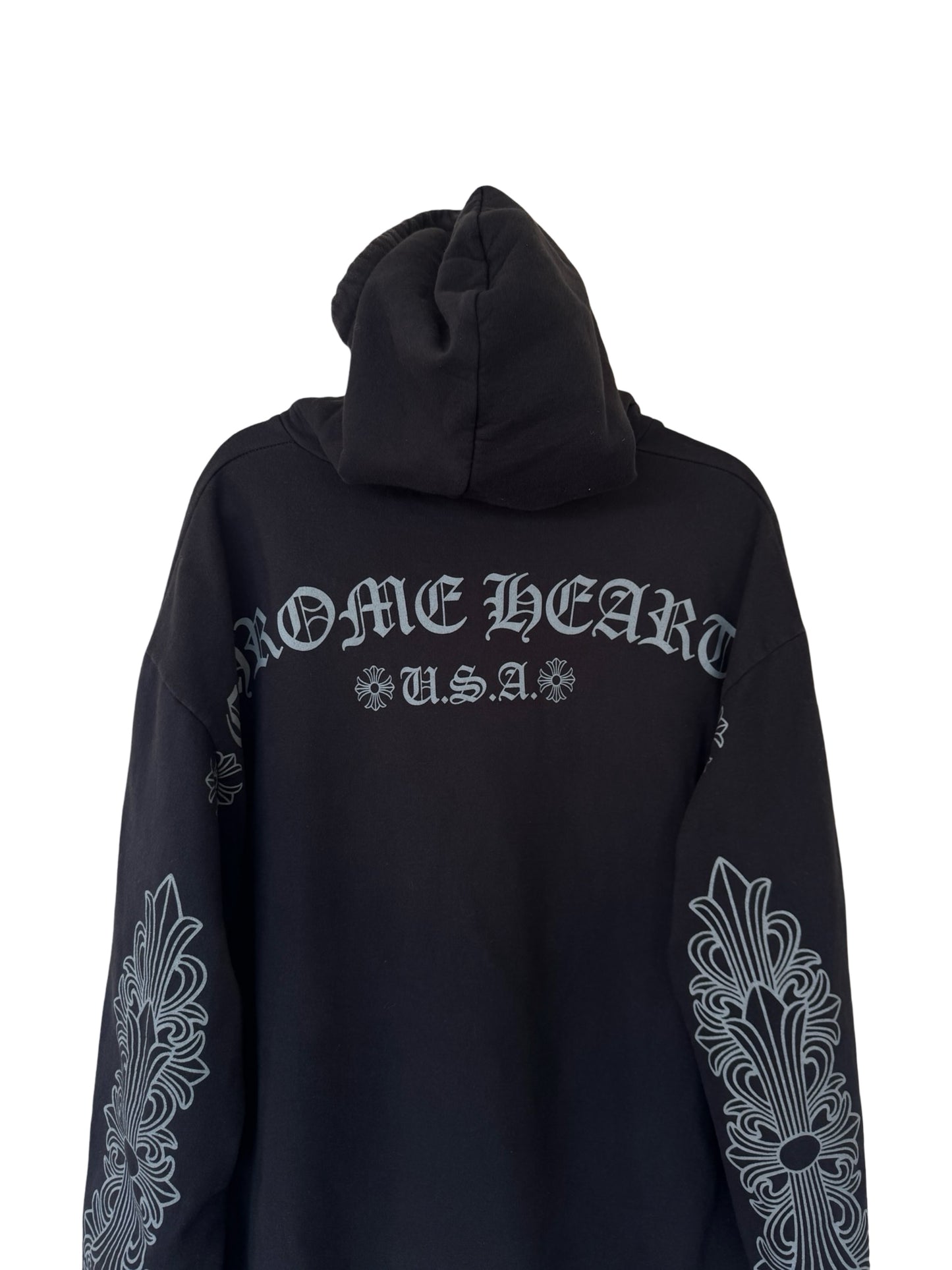 Chrome Hearts Gray Friends and Family Exclusive Hoodie