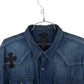 CH Levis Light Blue Denim Shirt With Patches