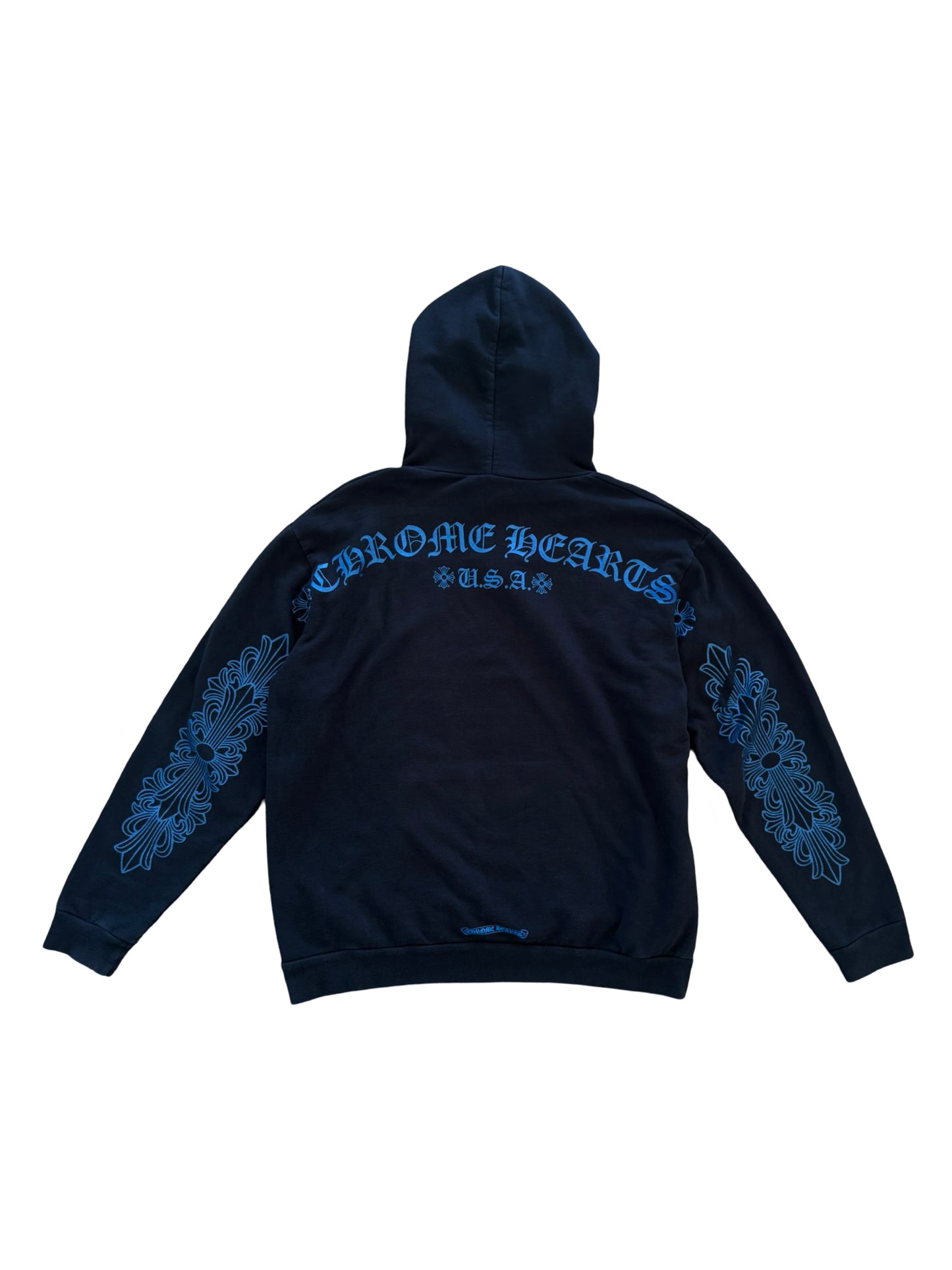 Chrome Hearts Blue Friends and Family Exclusive Hoodie