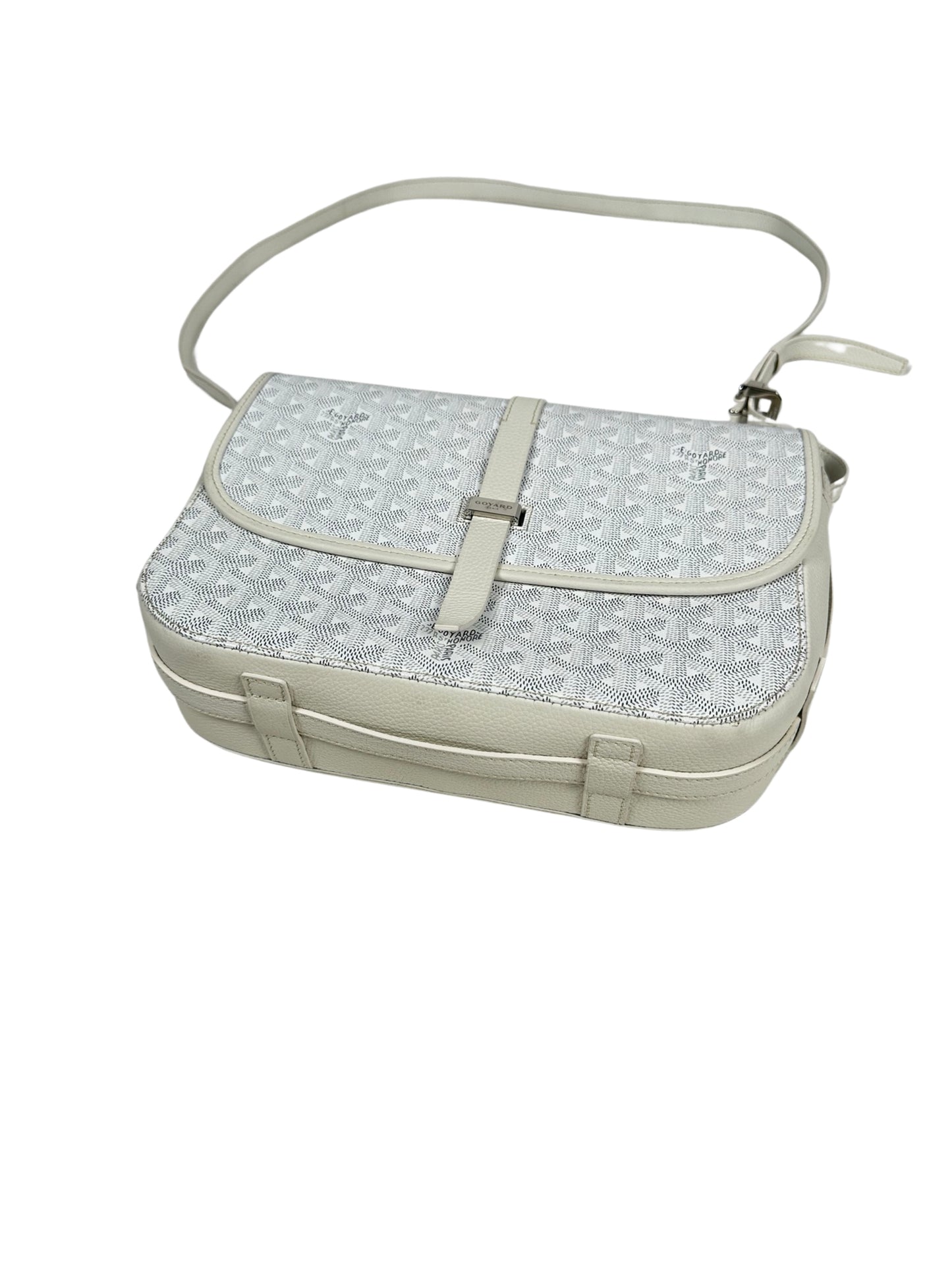 Goyard Belvedere II Messenger Canvas PM White