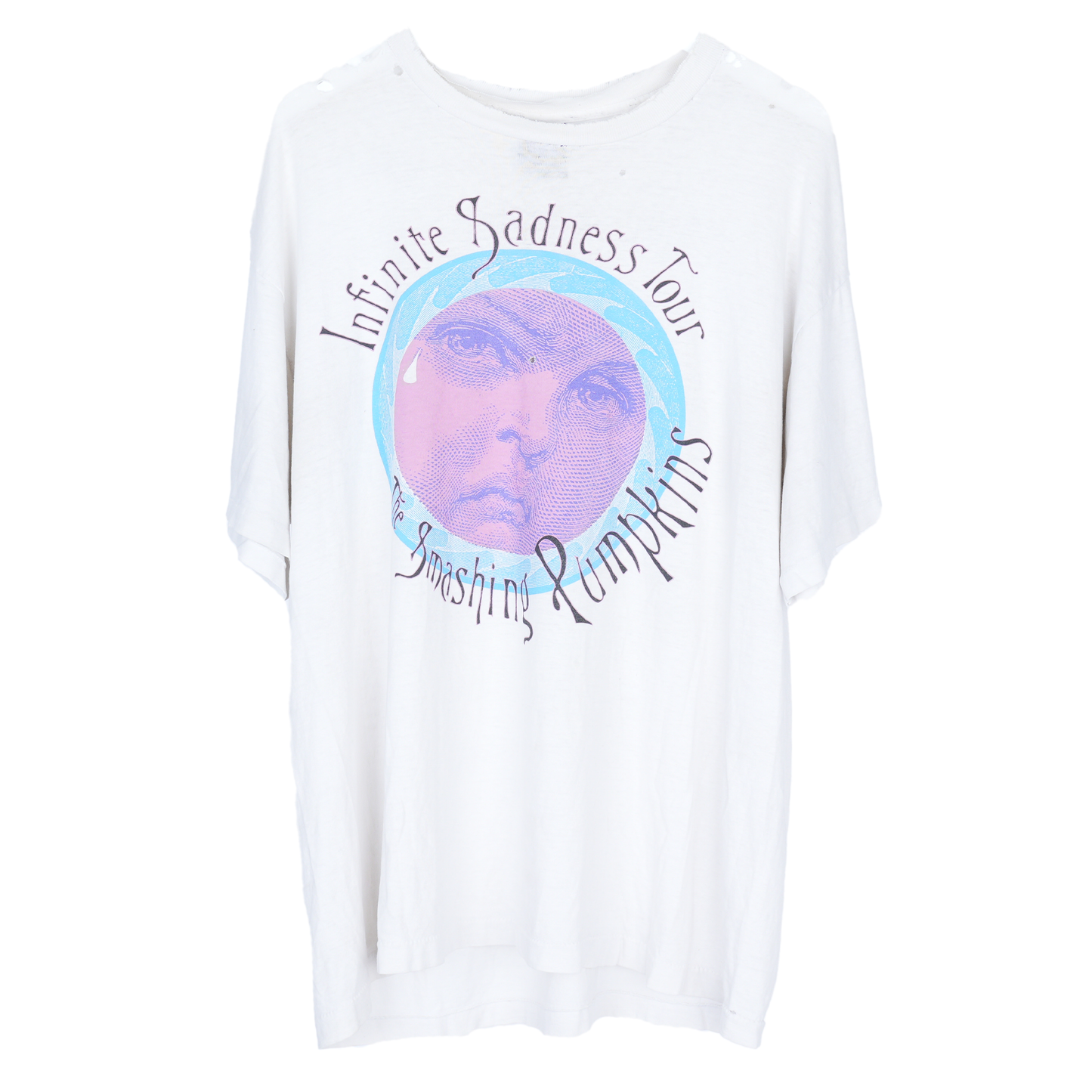 VINTAGE THRASHED SMASHING PUMPKINS INFINITE SADNESS TOUR T-SHIRT