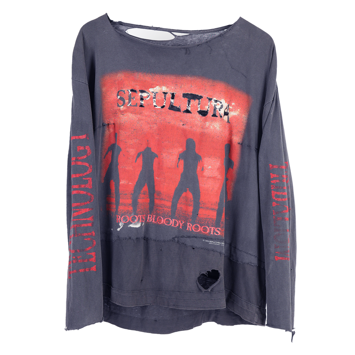 SEPULTURA THRASHED FADED REPAIRED LONG SLEEVE