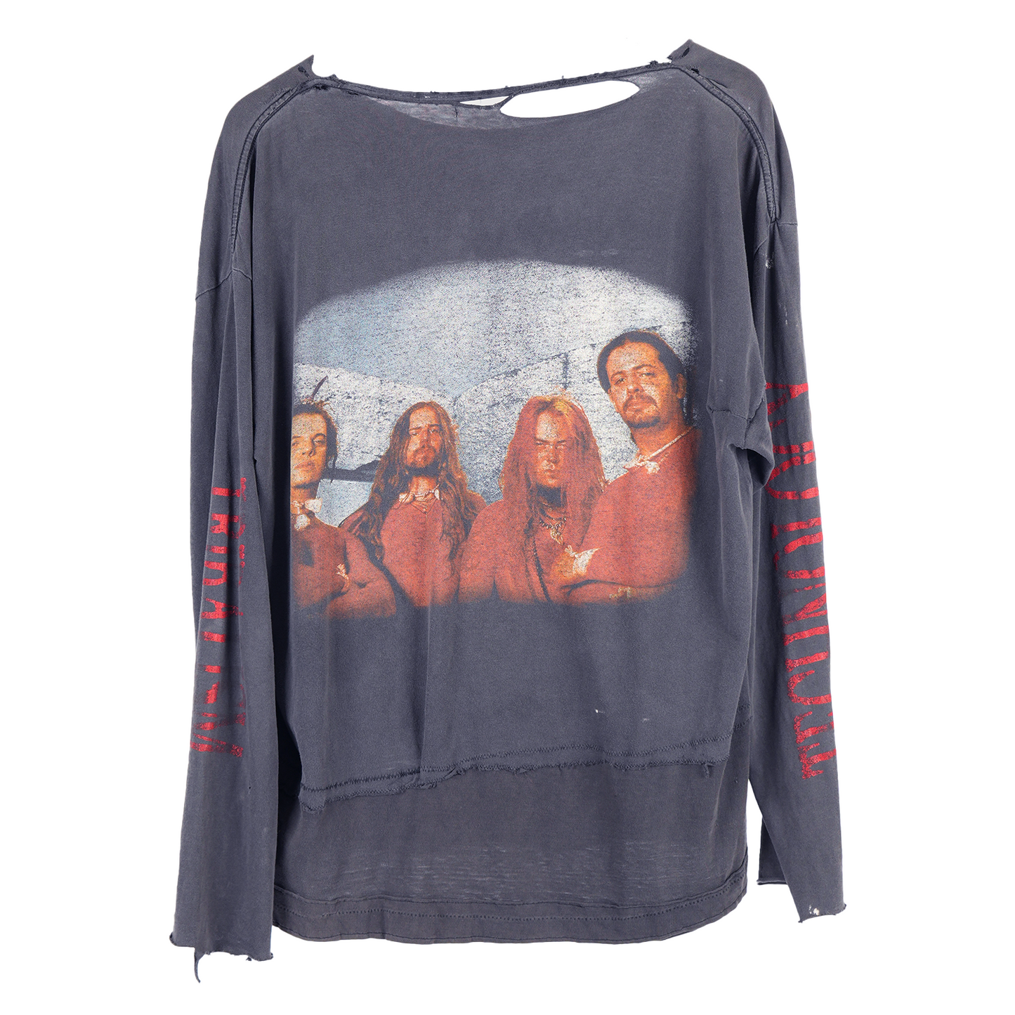 SEPULTURA THRASHED FADED REPAIRED LONG SLEEVE