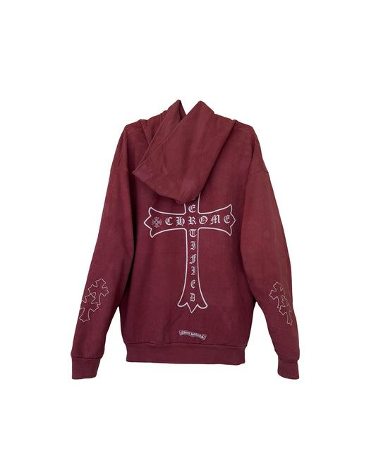 Chrome Hearts Red CLB Friends and Family Exclusive Hoodie