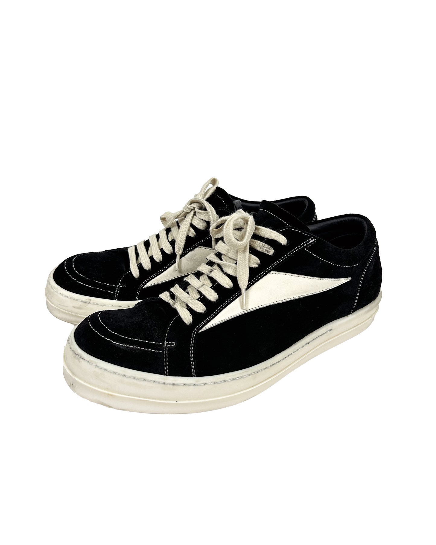 Black Suede Vintage 'Strobe' Sneakers