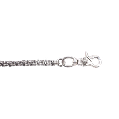 Chrome Hearts 24inch Long Double B Ring Wallet Chain