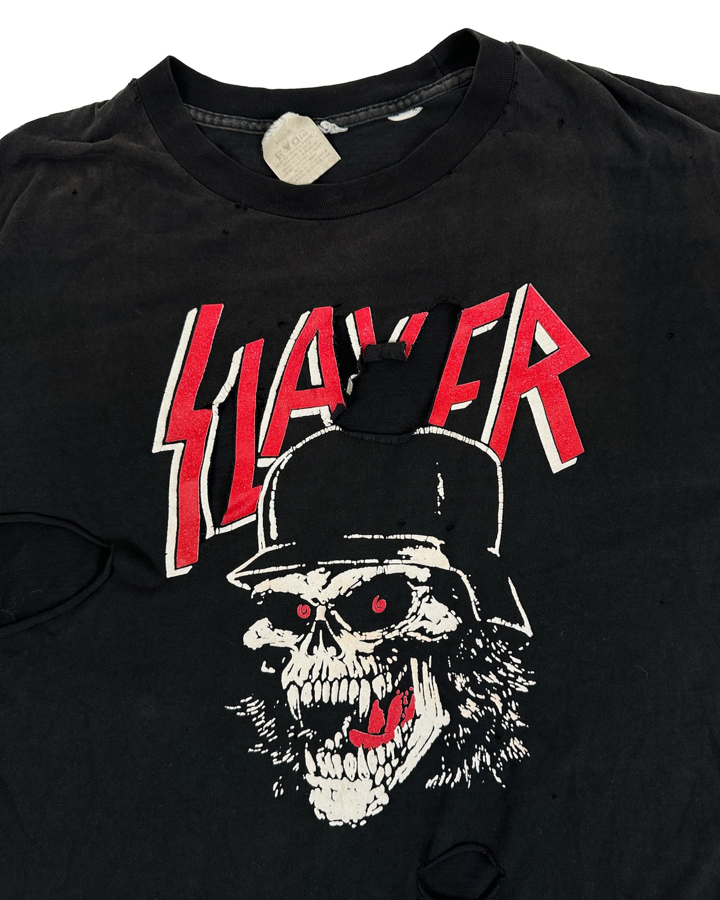 SLAYER THRASHED VINTAGE TEE