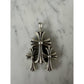 Chrome Hearts Triple Cross Pendant Sterling Silver New