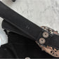 Chrome Hearts Cemetery Buckle Leather Cross Patch Belt 34