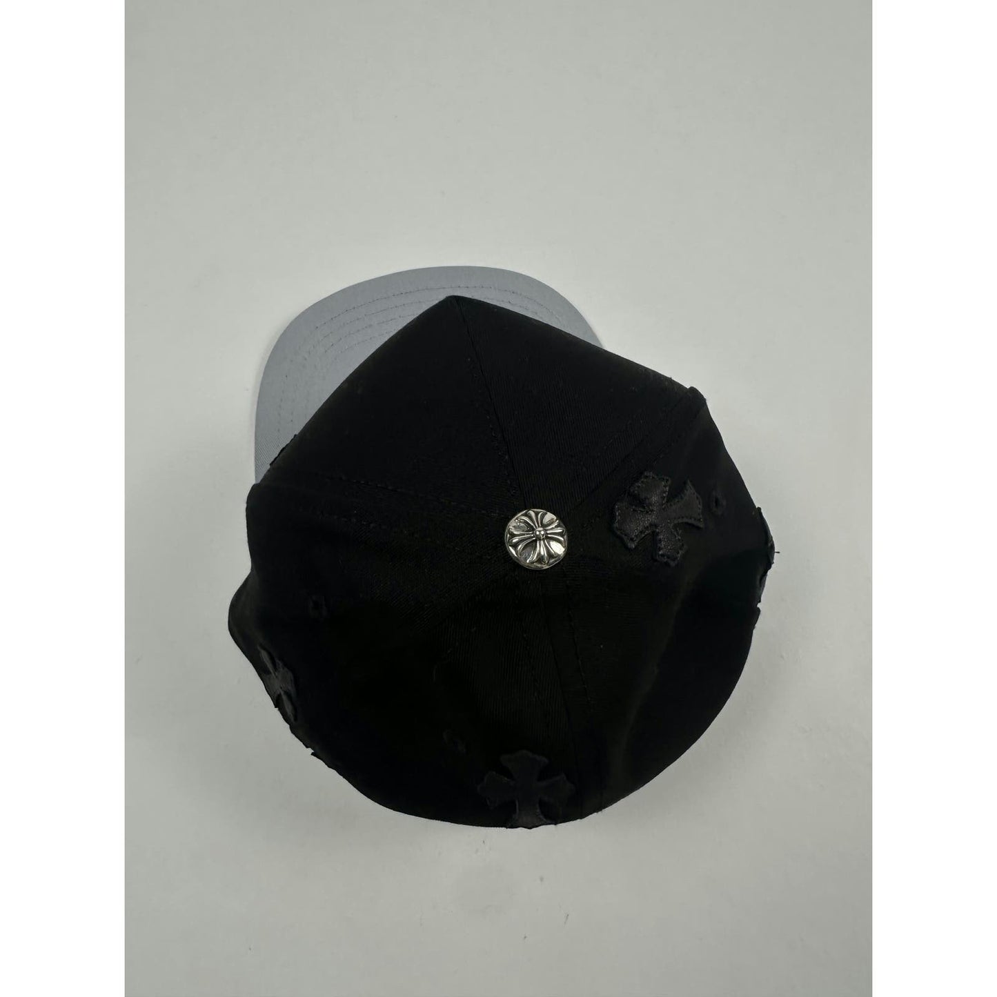 Black Cross Patch Grey & Black CH Hat