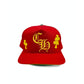 Chrome Hearts Cross Patch Hat Red/Yellow CH Snapback