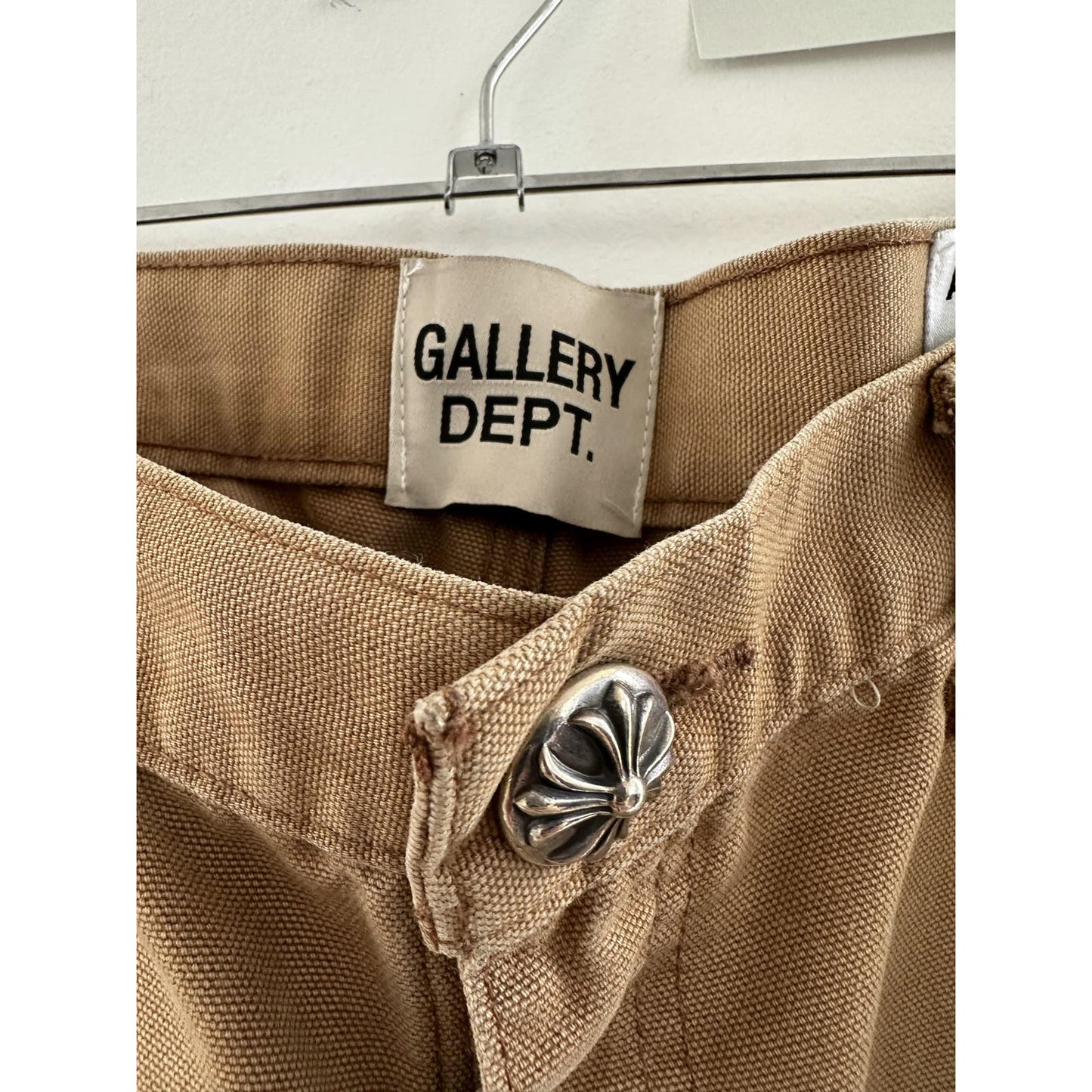 CHROME HEARTS x GALLERY DEPT CAMO PATCH SEX RECORDS PANTS