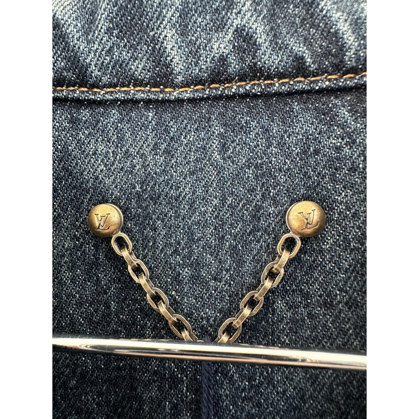 LOUIS VUITTON DENIM MONOGRAM CARPENTER WORK WEAR JACKET