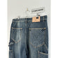 LOUIS VUITTON DENIM MONMOGRAM CARPENTER PANTS