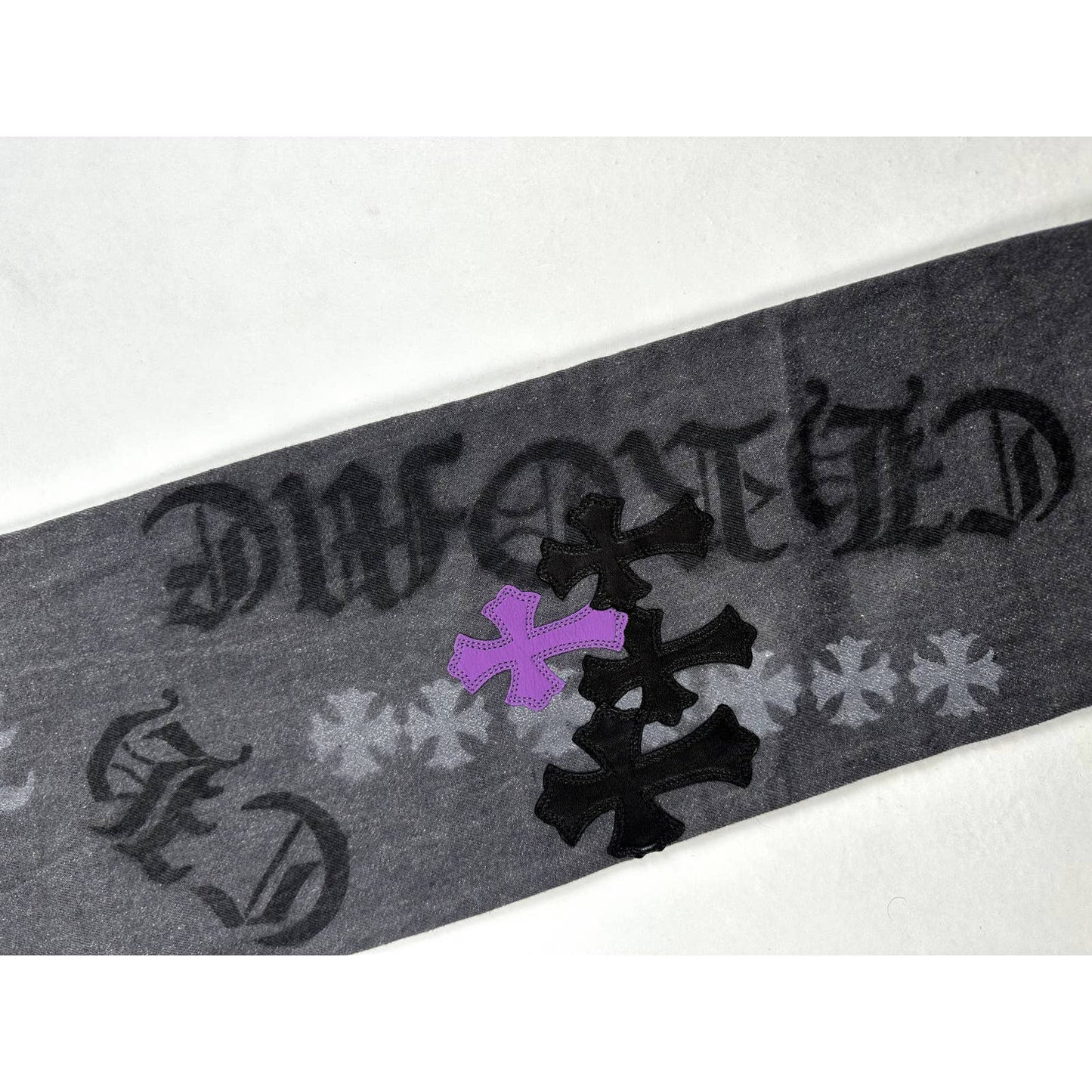 ONLINE PURPLE STENCIL JEANS