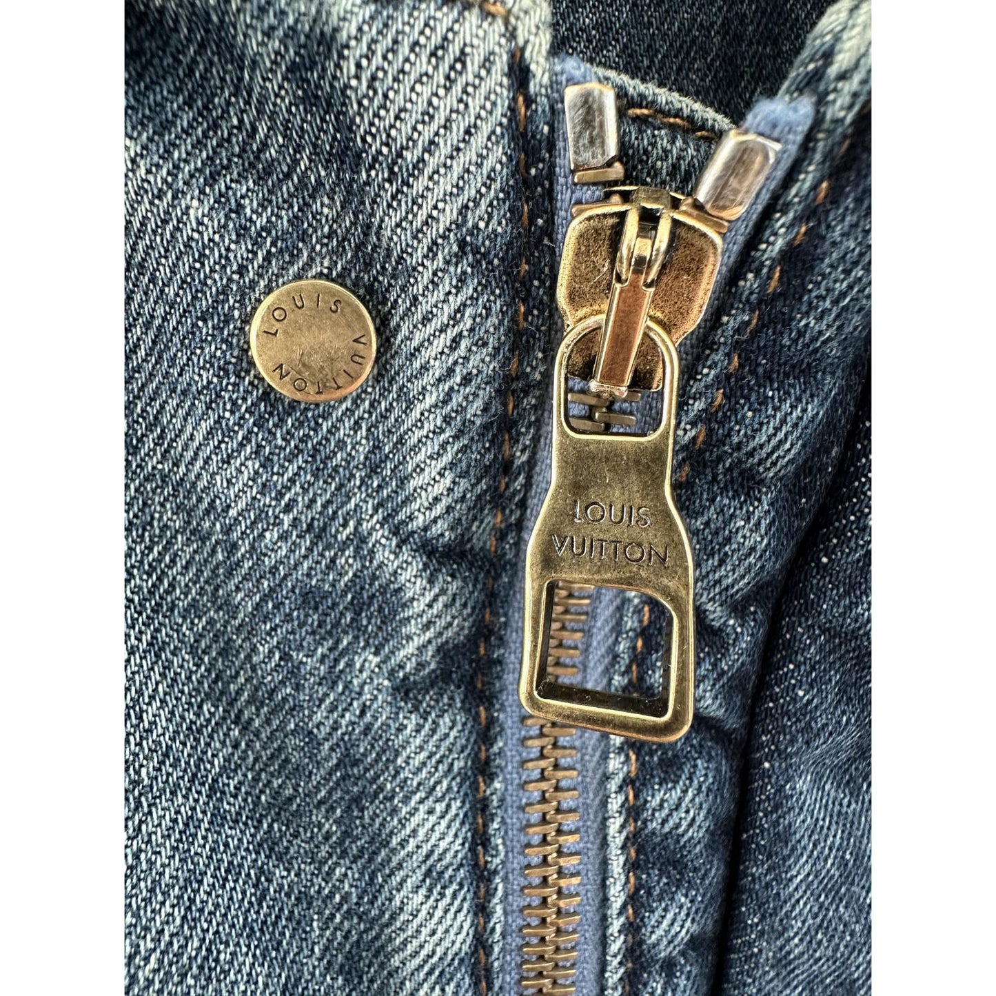 LOUIS VUITTON DENIM MONOGRAM CARPENTER WORK WEAR JACKET