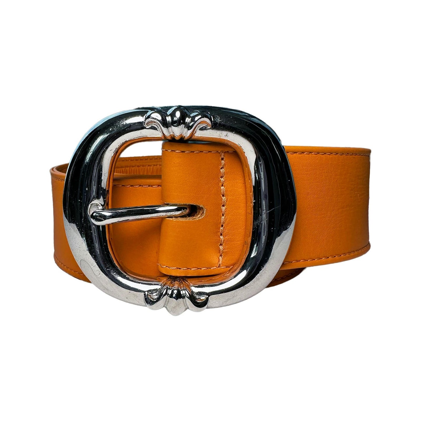 CHROME HEARTS ORANGE EXCLUSIVE GUNSLINGER BELT 34