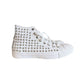 CHROME HEARTS STUDDED WHITE LEATHER CONVERSE DAGGER SIZE 9