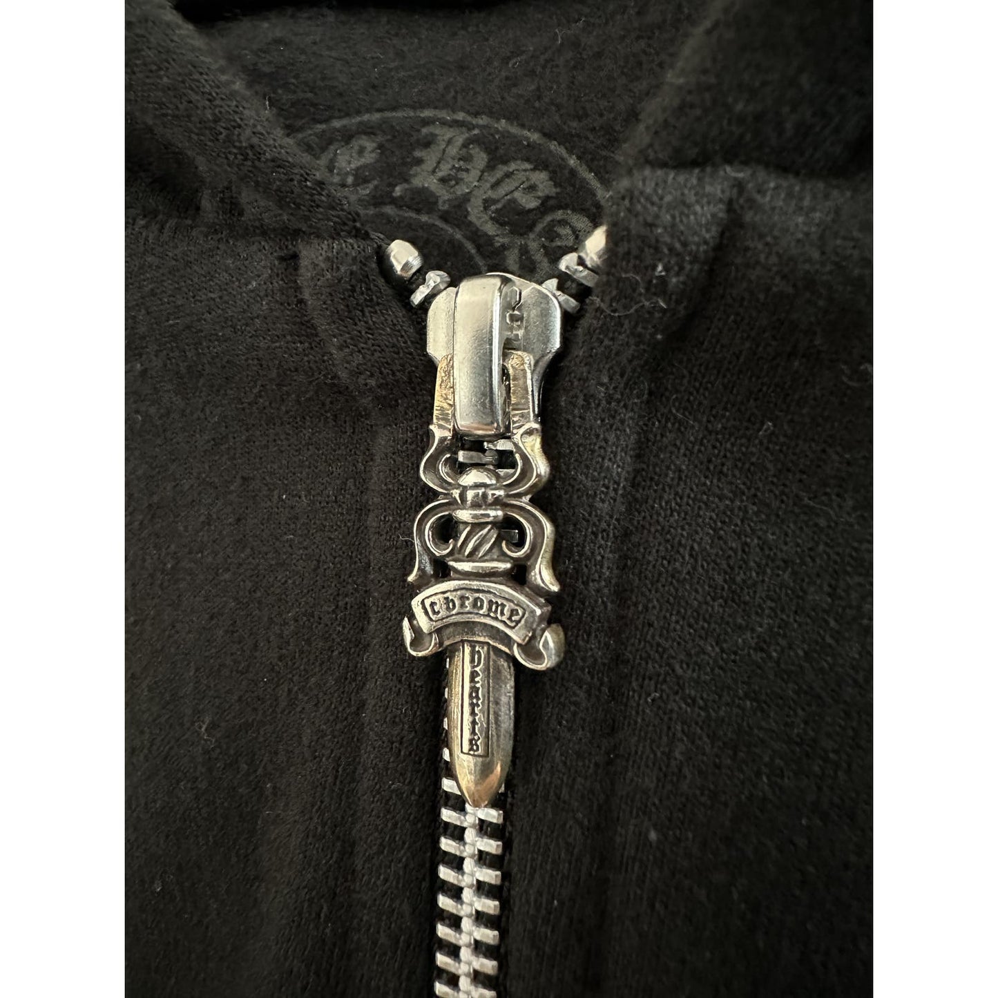 Chrome Hearts St Barth Zip Up Horseshoe Hoodie XL