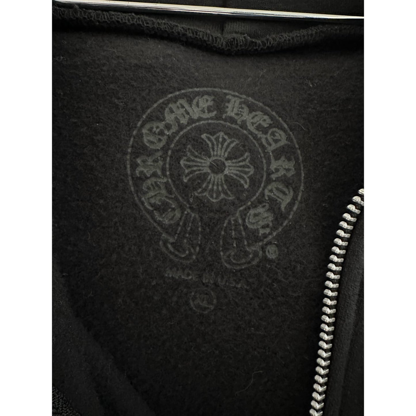 Chrome Hearts St Barth Zip Up Horseshoe Hoodie XL