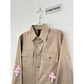 Chrome Hearts Tan/Pink Cross Patch Workdog Jacket