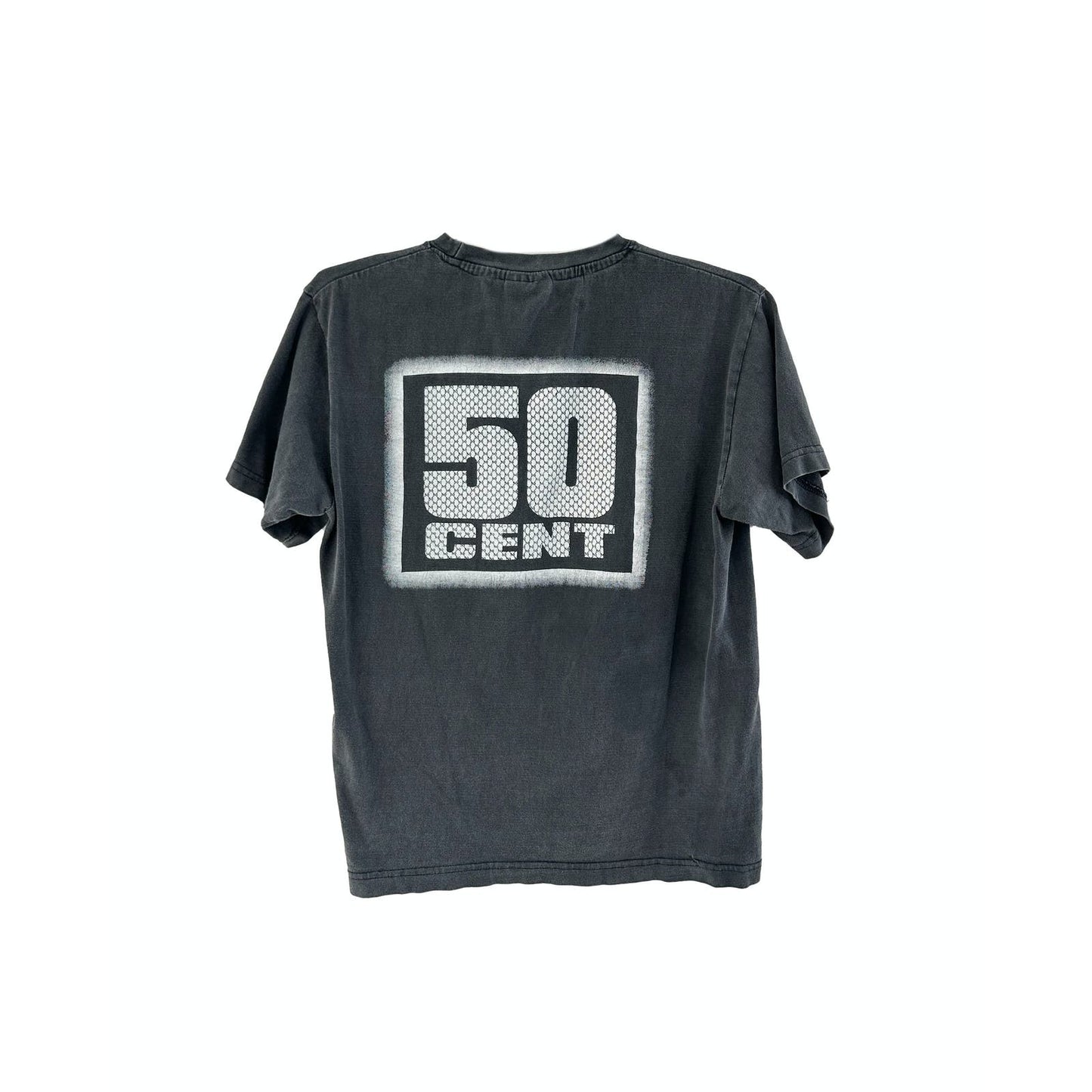 50 CENT VINTAGE SUN FADED GREY/BLUE TEE