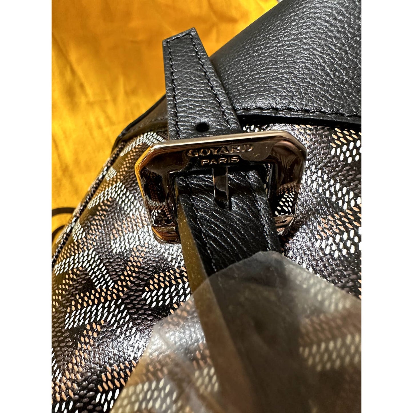 Goyard Cisalpin Backpack Black Leather