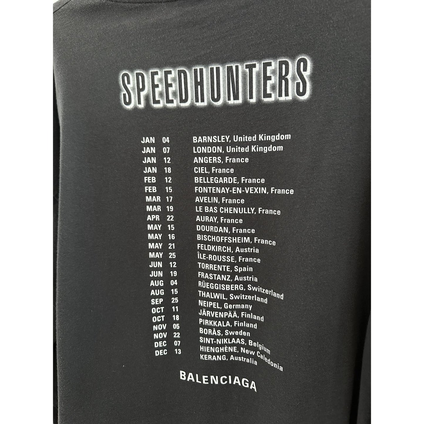 Balenciaga Speedhunters Longsleeve Oversized Small